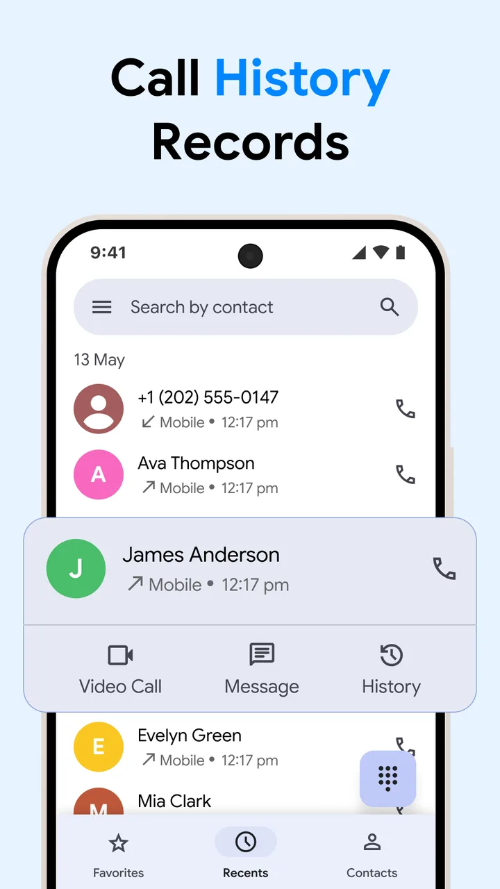Contacts screenshot 1