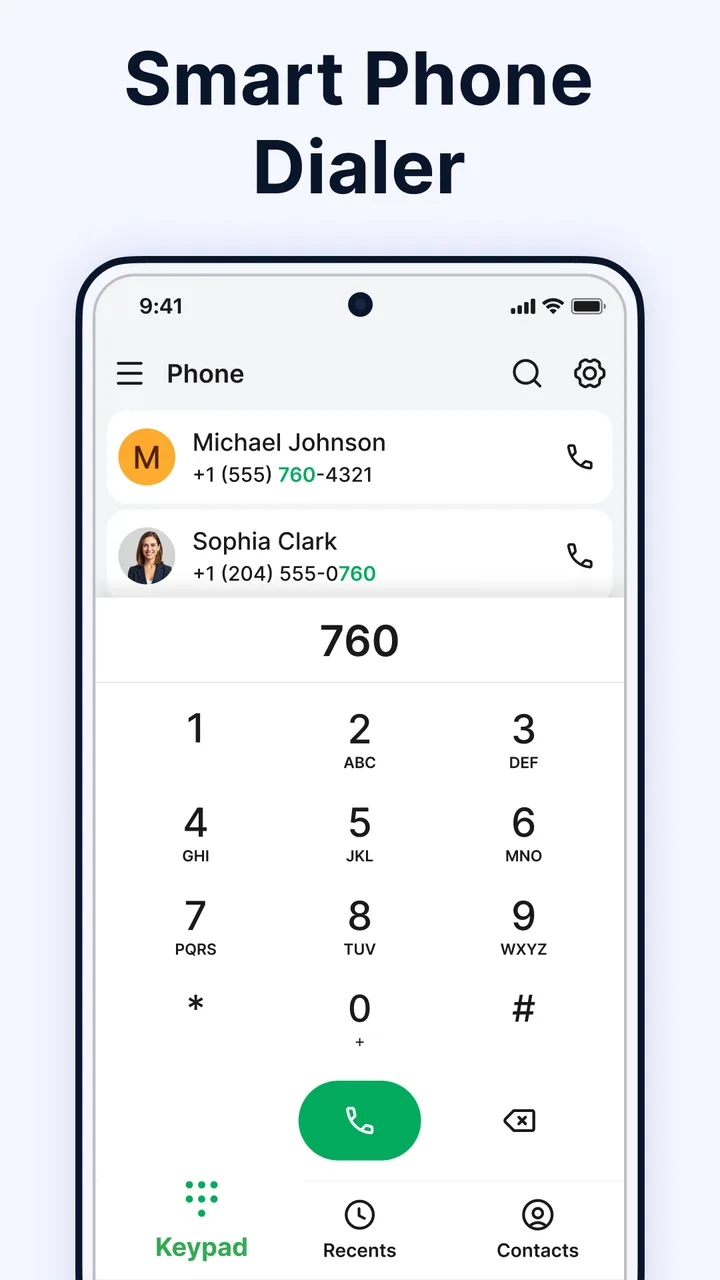 Contacts - Calls, Phone Dialer screenshot 1