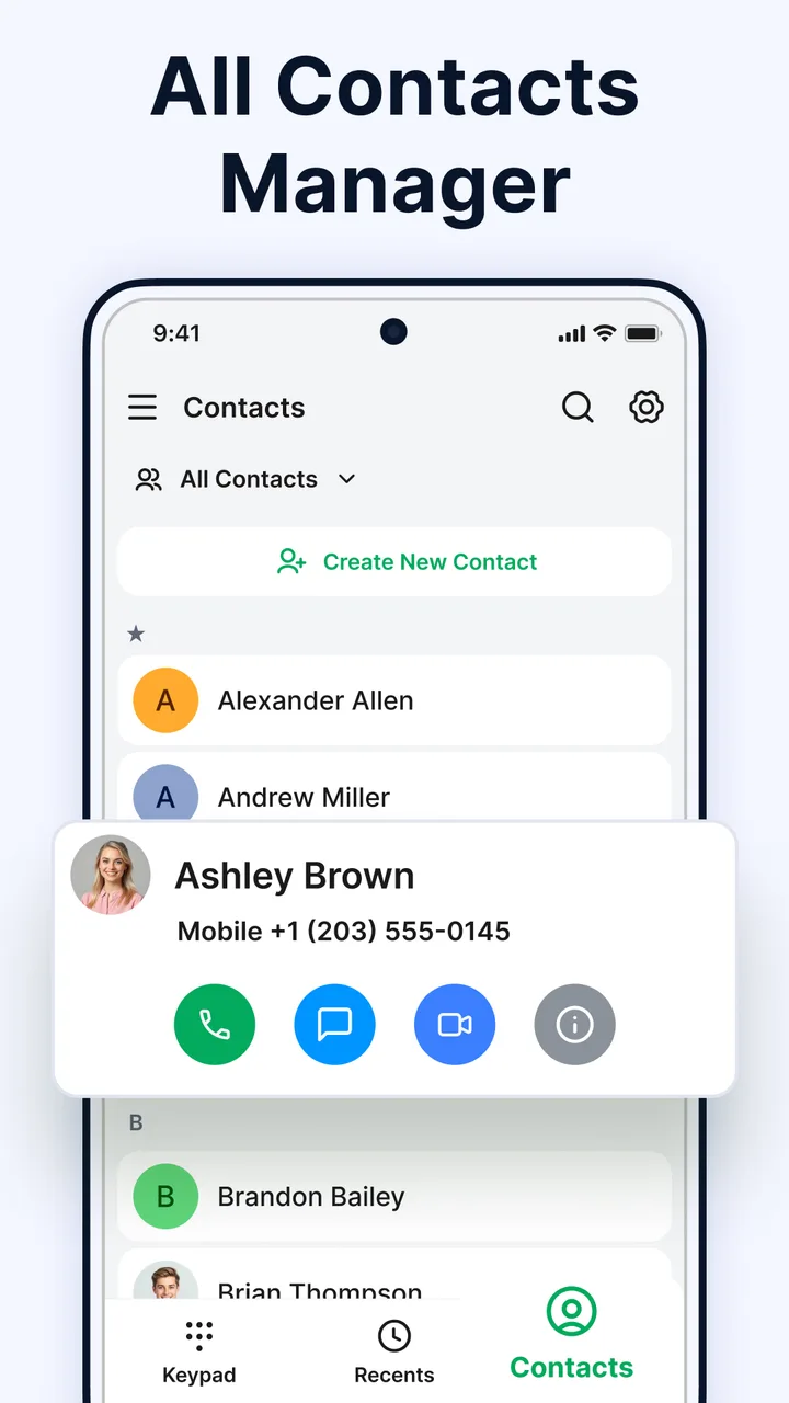 Contacts - Calls, Phone Dialer screenshot 3