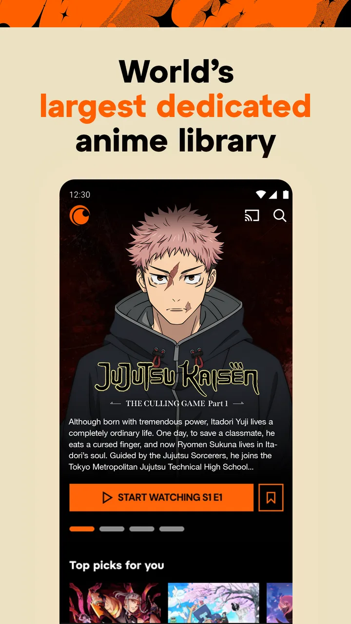 Crunchyroll: Anime Streaming screenshot 1