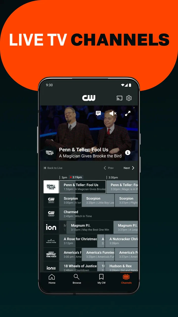 The CW screenshot 1