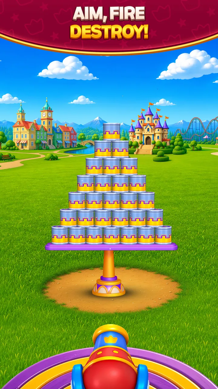 Royal Smash! - Physics Puzzle screenshot 1