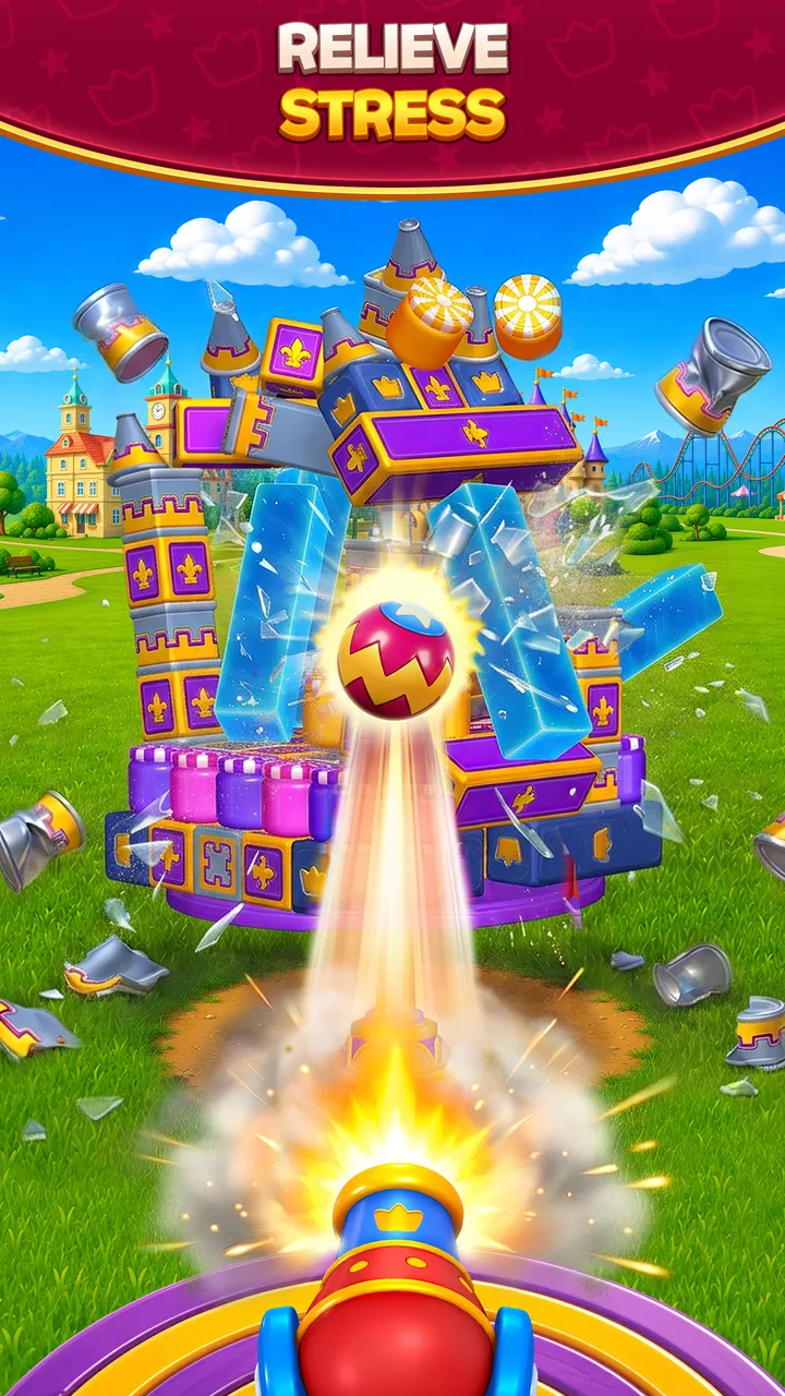 Royal Smash! - Physics Puzzle screenshot 4