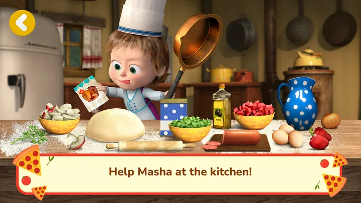 Masha and the Bear Pizza Maker screenshot 2