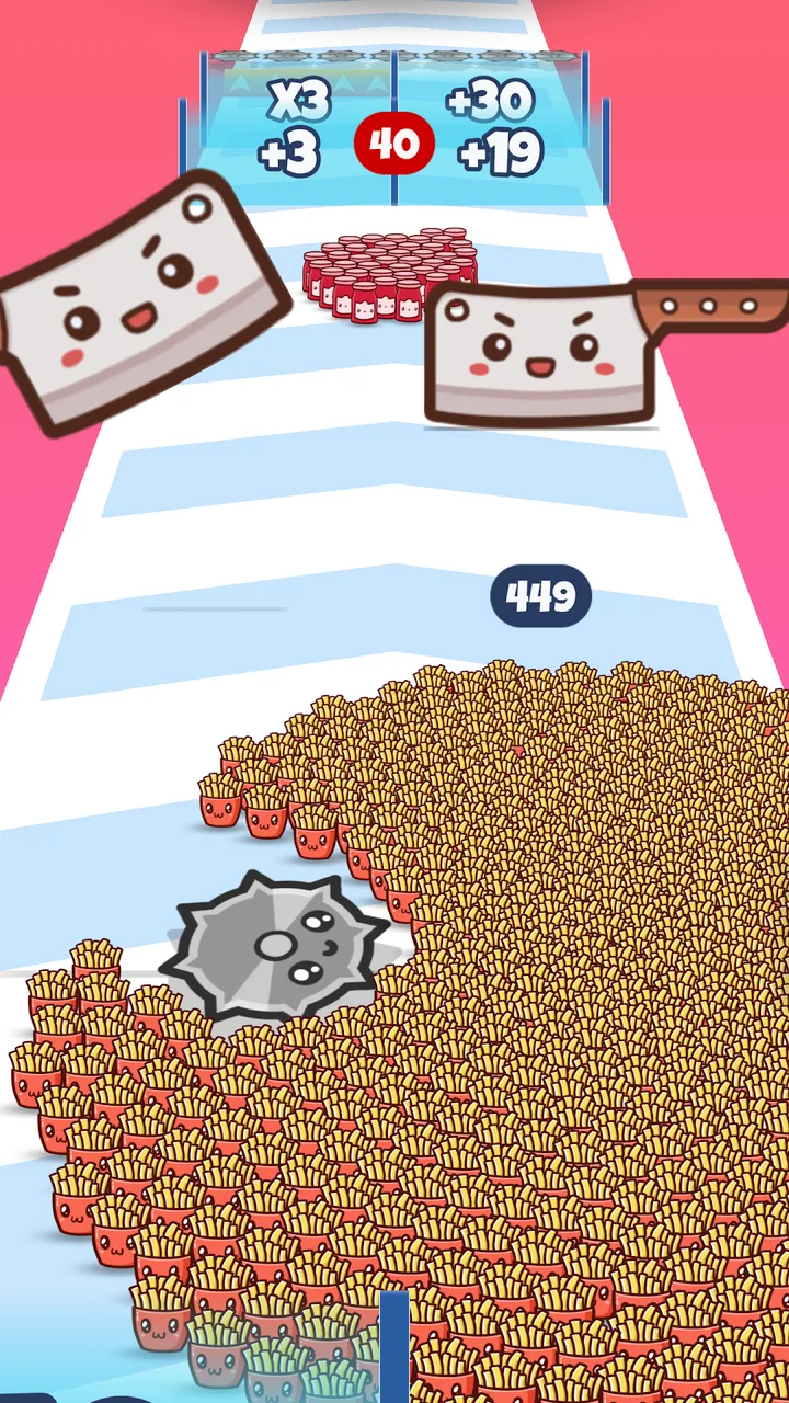 Food Run - Crowd Control Game screenshot 3