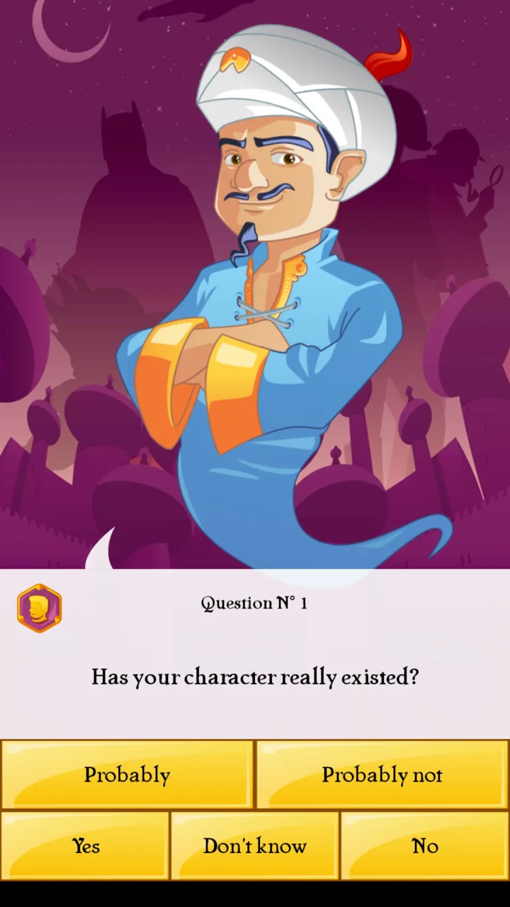 Akinator screenshot 2