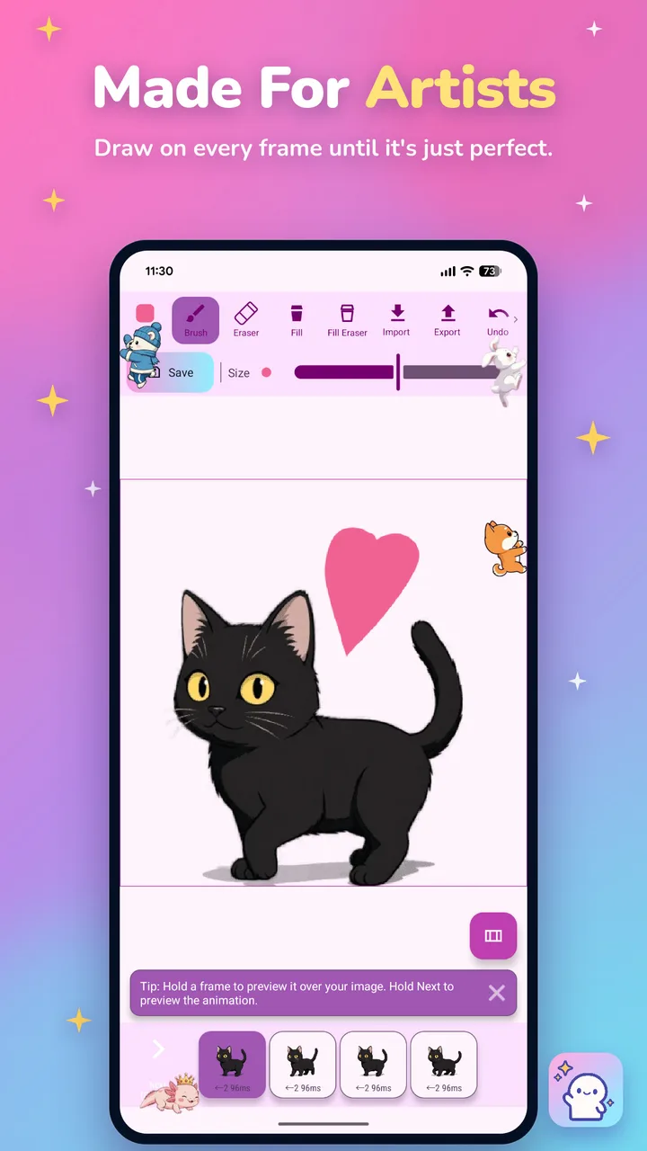 Shimeji: Screen Buddies screenshot 4