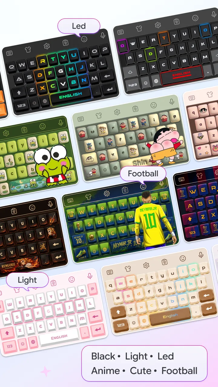 Mechanical Keyboard: RGB Theme screenshot 2