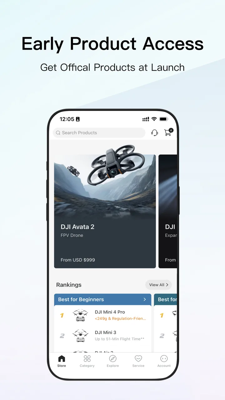 DJI Store - Try Virtual Flight screenshot 3