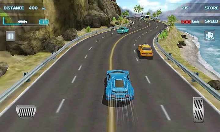 Turbo Driving Racing 3D screenshot 1