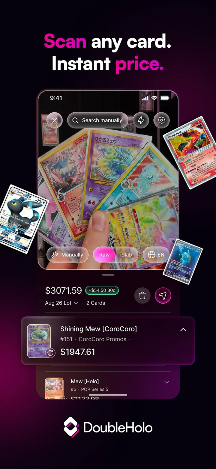 Double Holo: Card Scanner screenshot 1