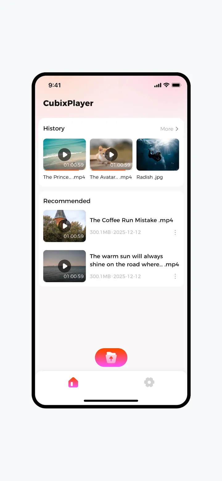 CubixPlayer screenshot 1