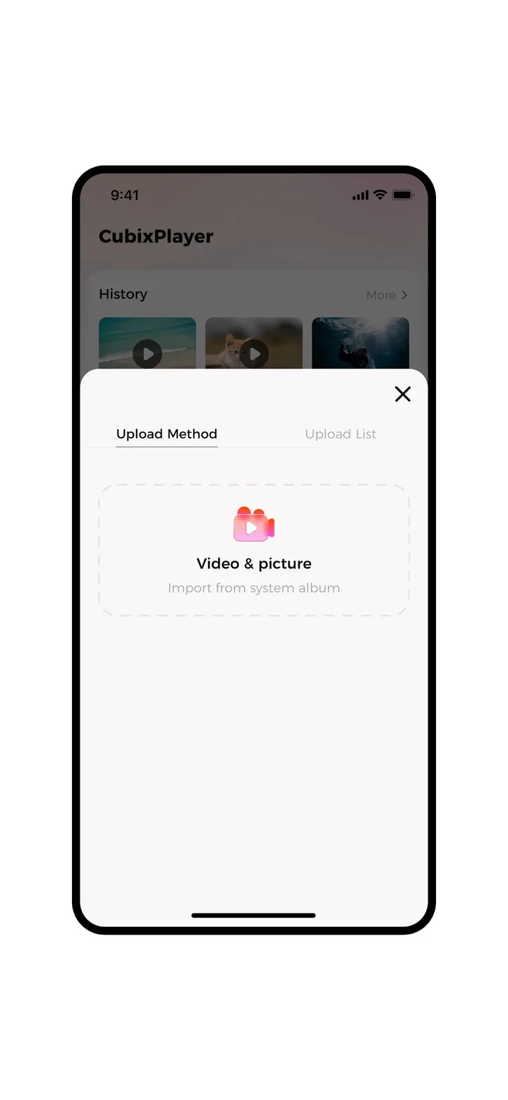 CubixPlayer screenshot 2