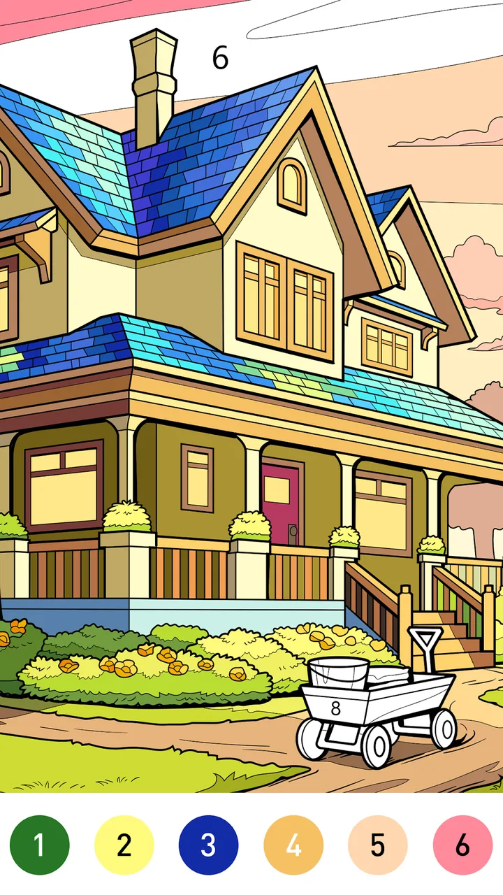 Dream Home Coloring book screenshot 1