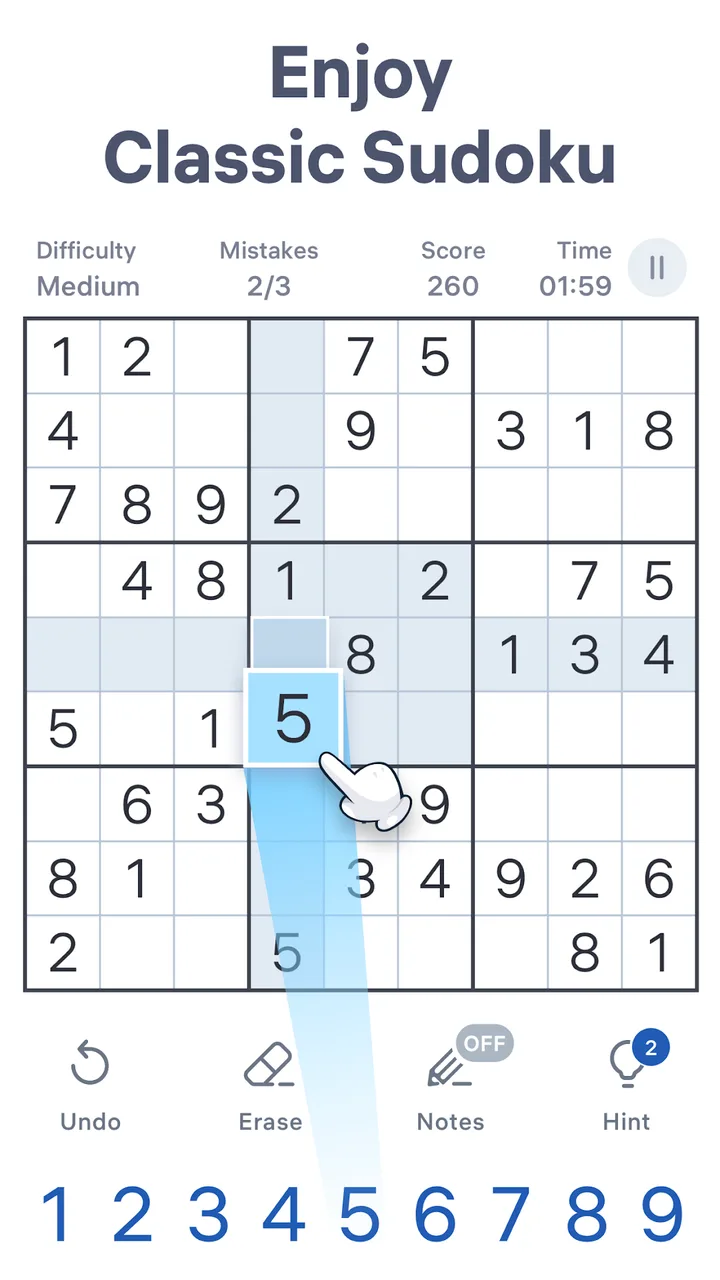 Sudoku.com - Sudoku Puzzle screenshot 1