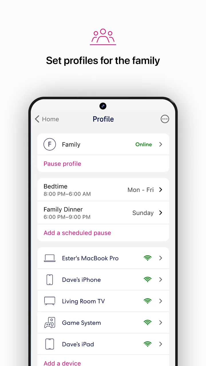 T-Mobile Fiber: eero screenshot 2