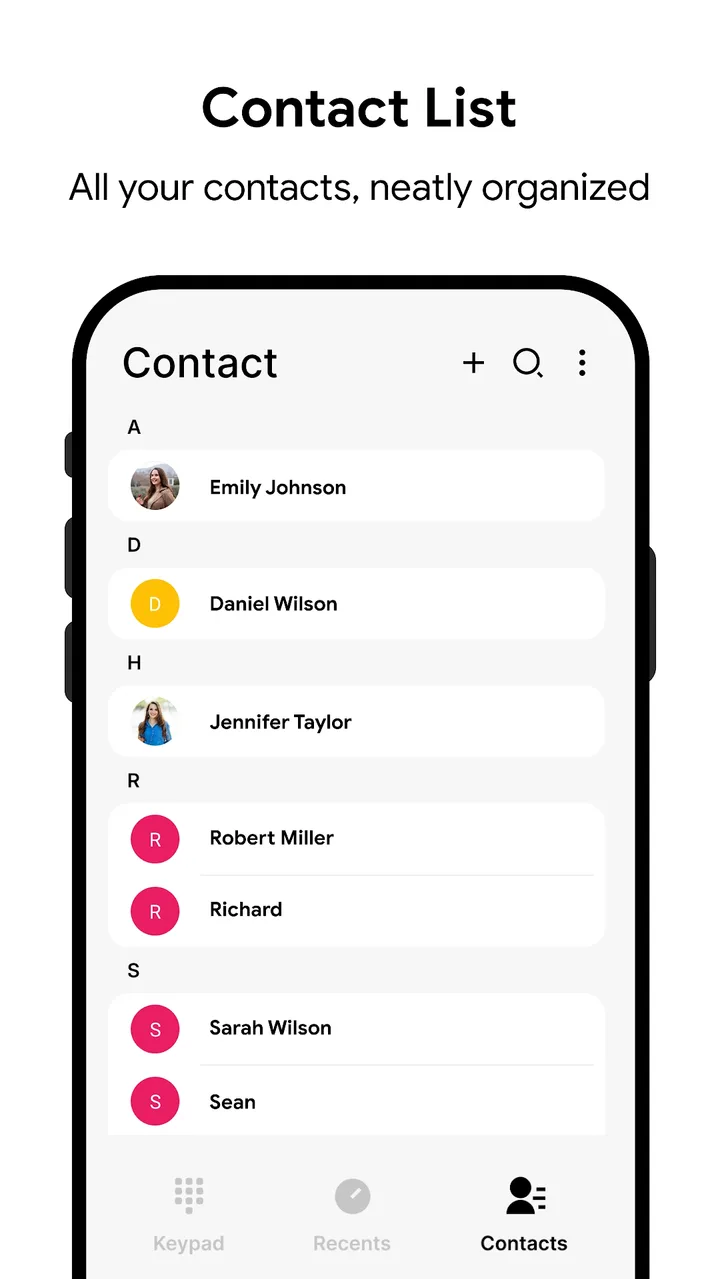 Contacts - Caller ID & Spam screenshot 1