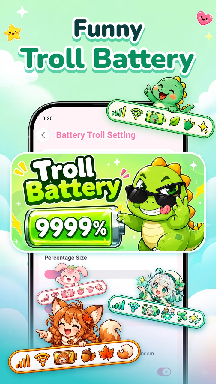 Emoji Battery: Status Bar Icon screenshot 4