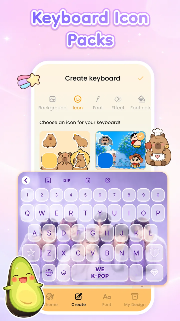Emoji Keyboard: Custom Themes screenshot 3