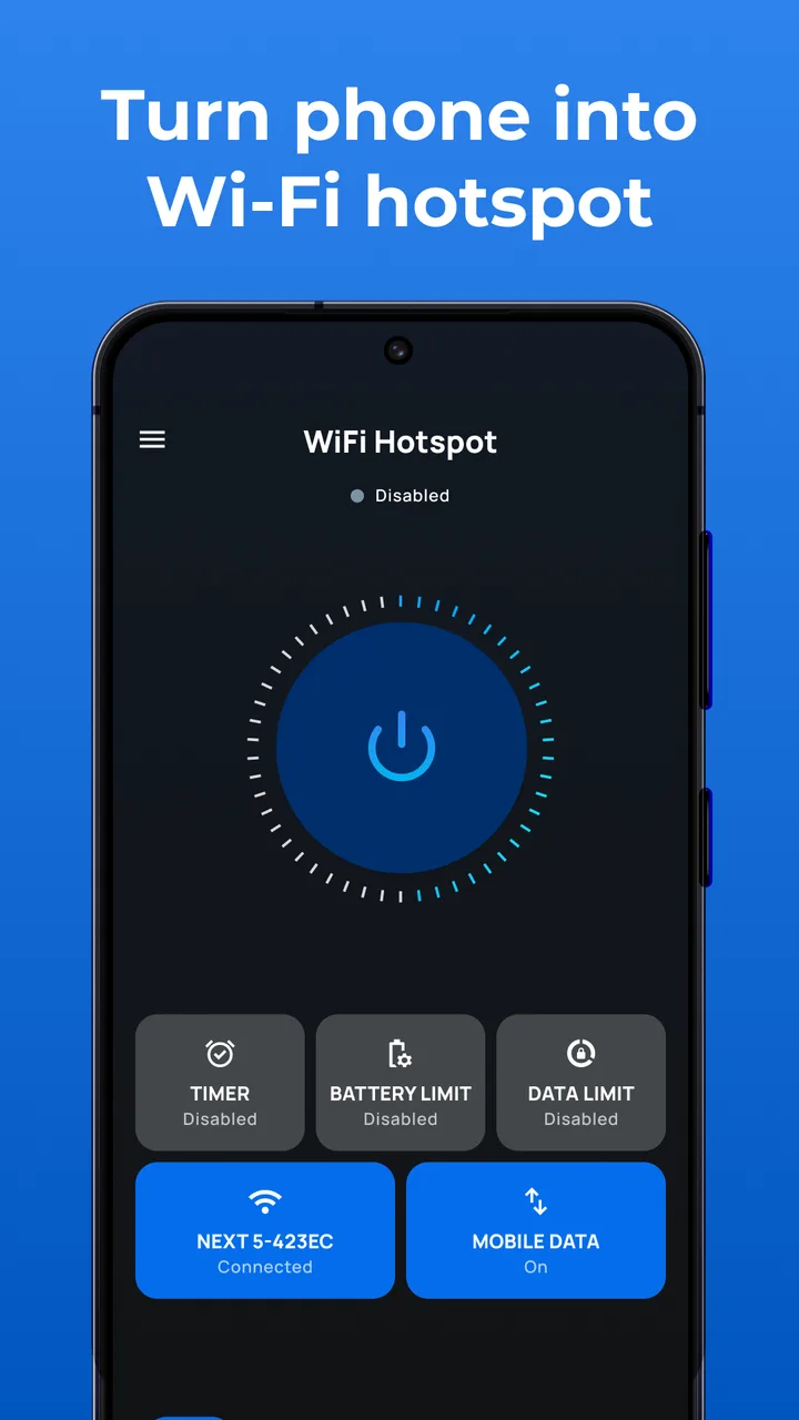 Portable WiFi - Mobile Hotspot screenshot 1
