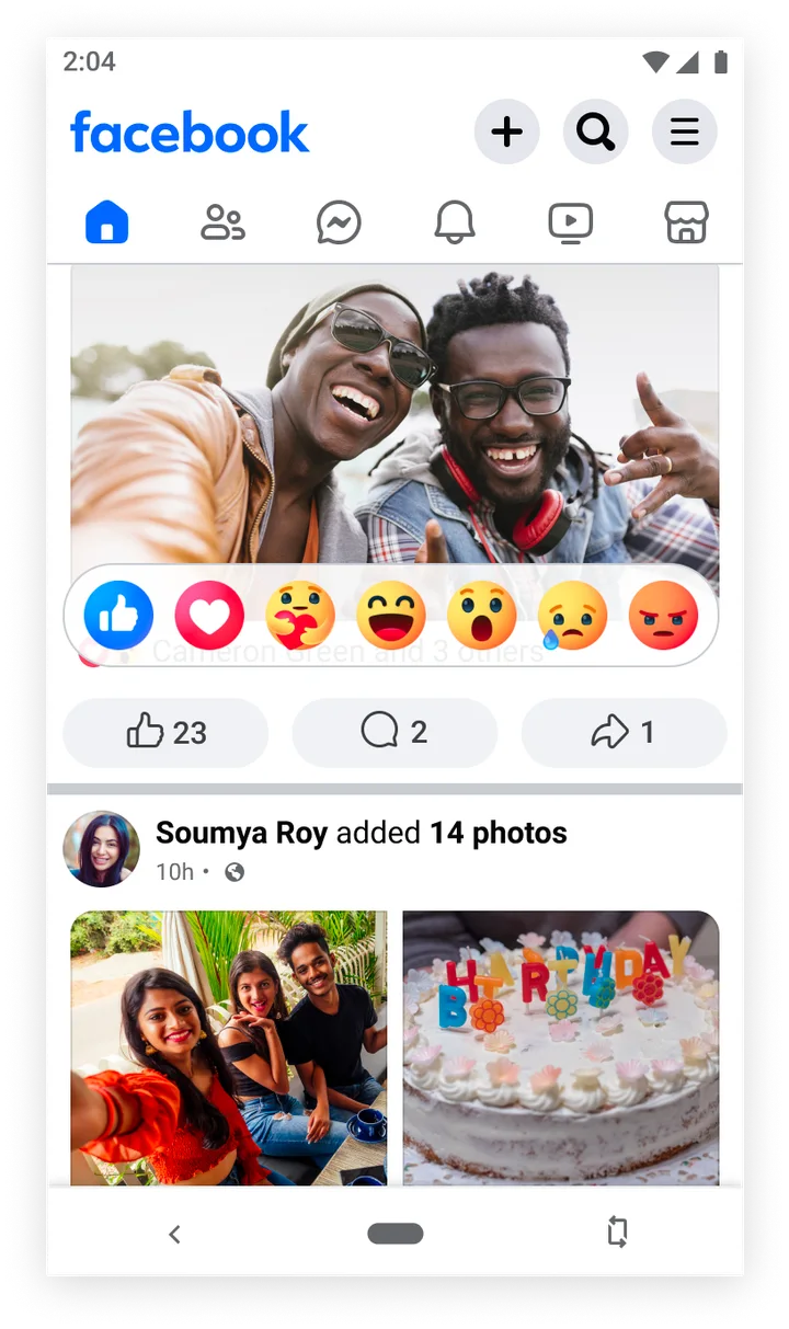 Facebook Lite screenshot 2