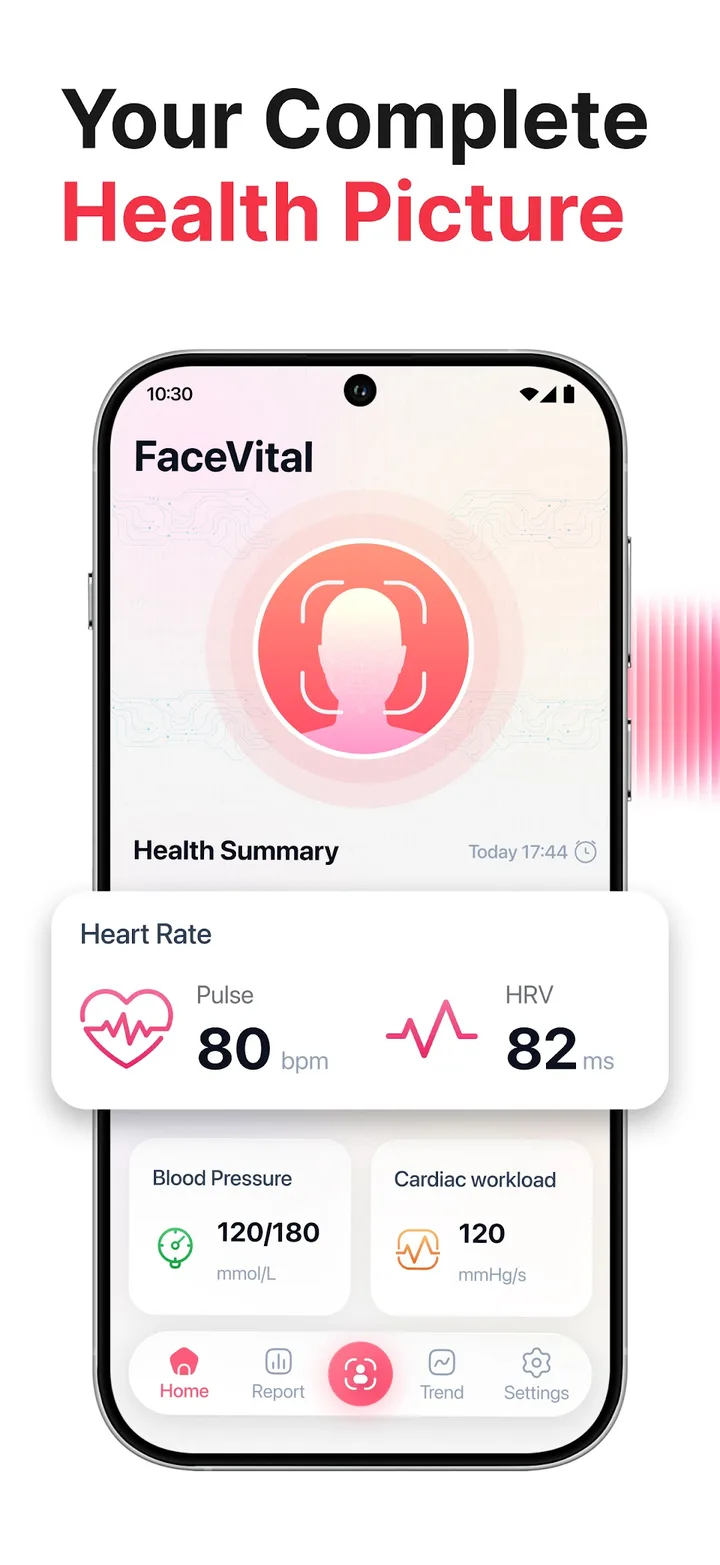 Blood Pressure & HR: FaceVital screenshot 4