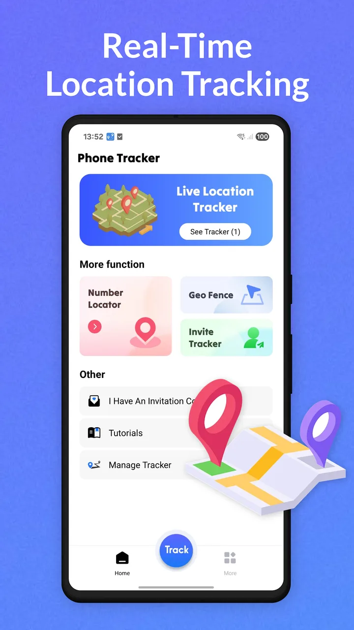 PureLink:Phone&Location Track screenshot 1