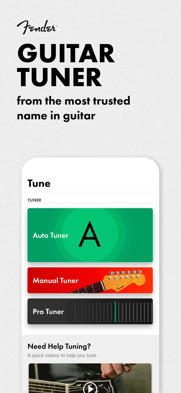 Fender Guitar Tuner screenshot 1
