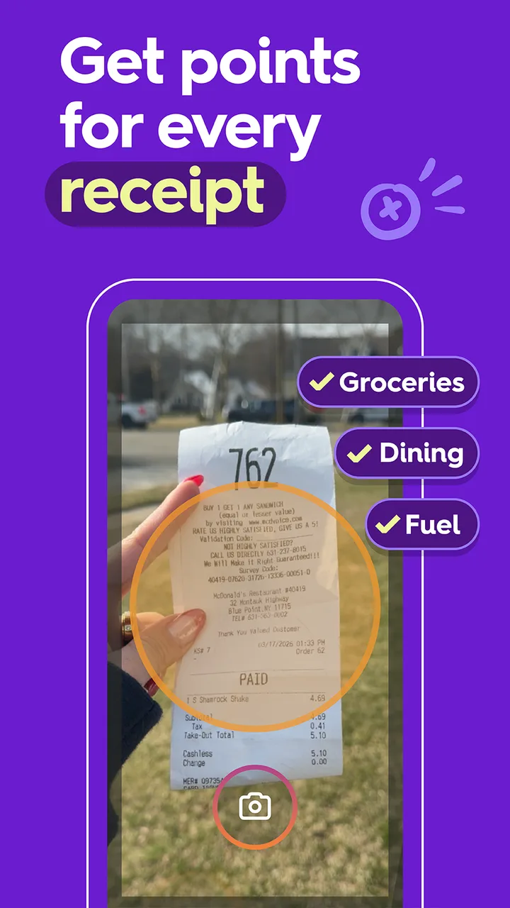 Fetch: Receipts For Gift Cards screenshot 2