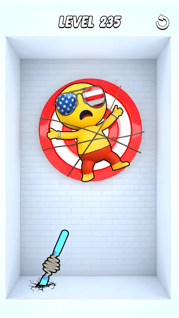 Spring Spear: Aim & Snap screenshot 1