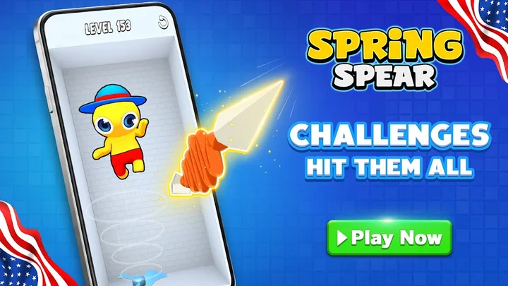 Spring Spear: Aim & Snap screenshot 3