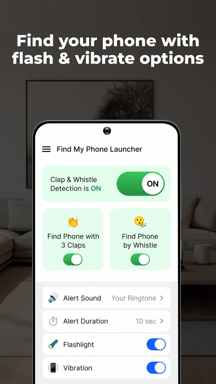 Find My Phone by Clap Launcher screenshot 4