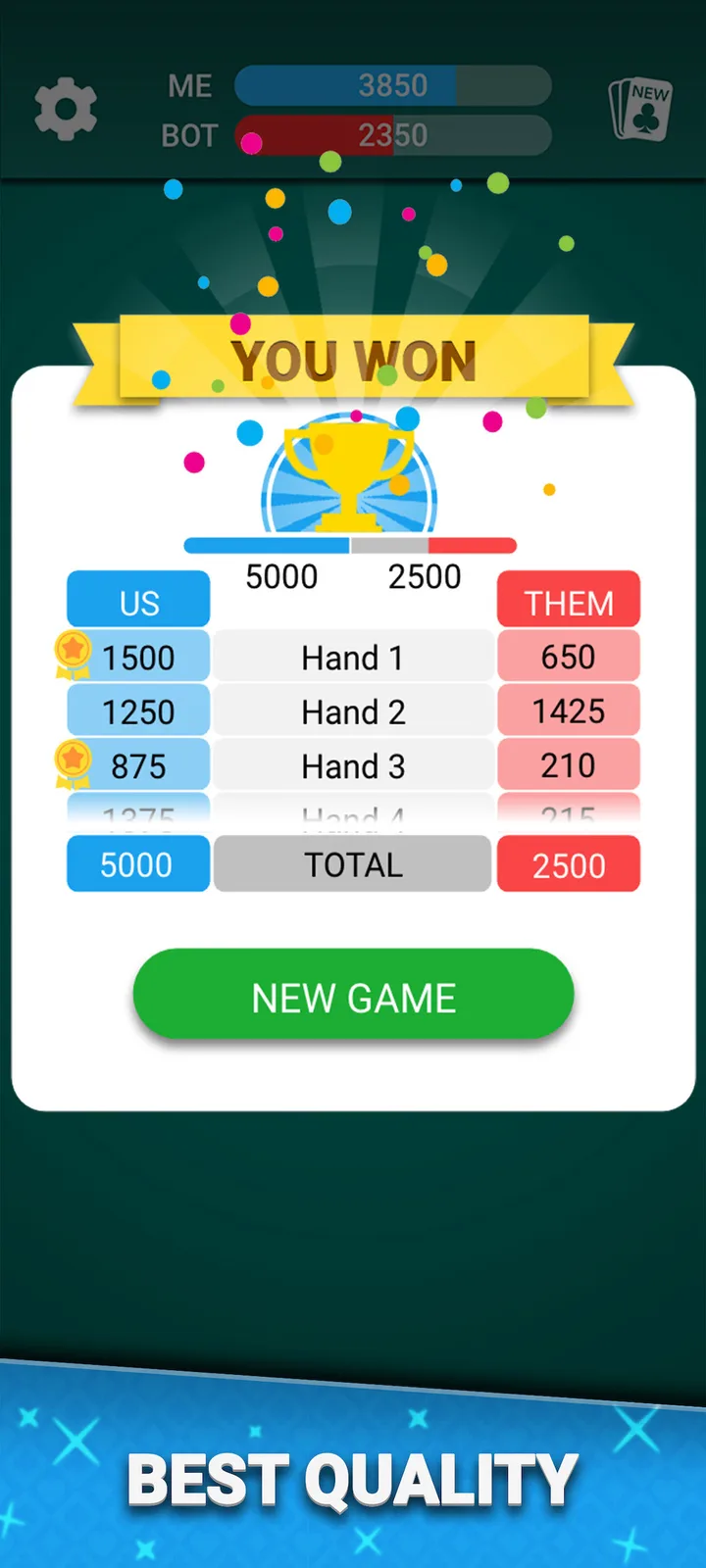 Canasta Card Game screenshot 4