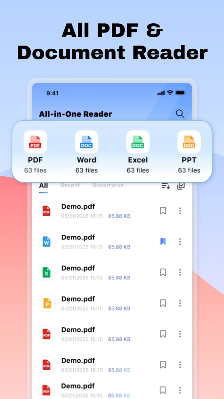 PDF Reader - All PDF Scanner screenshot 1