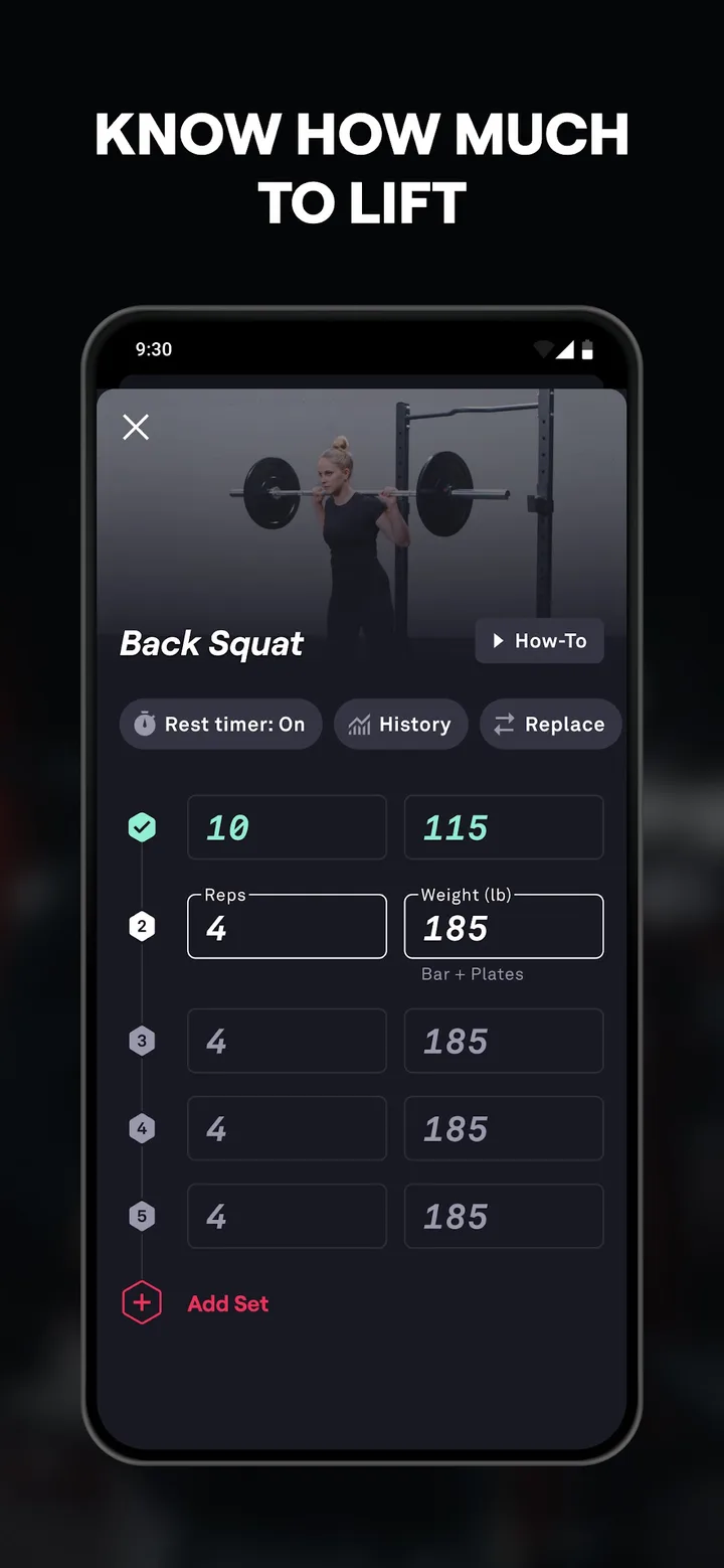 Fitbod: Workout & Gym Planner screenshot 4