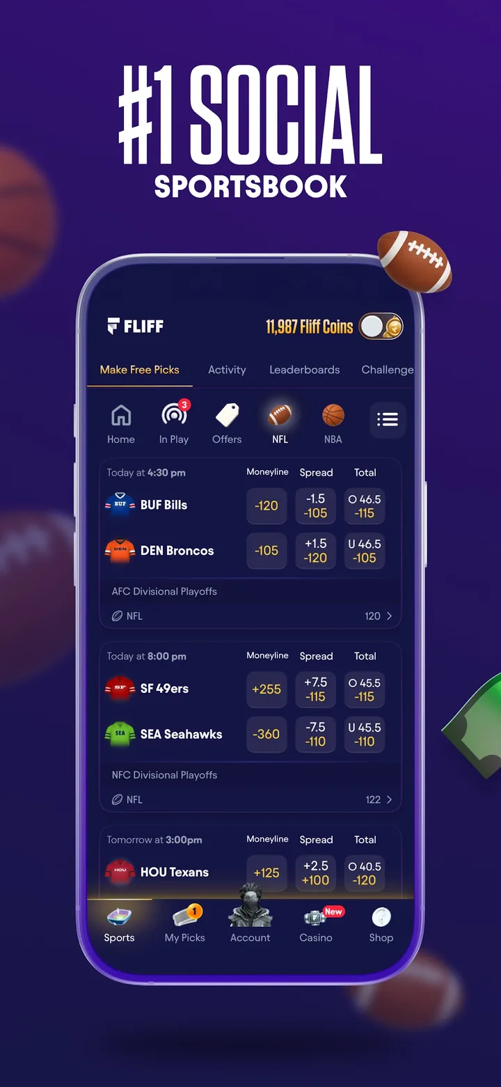 Fliff - Social Sportsbook screenshot 2