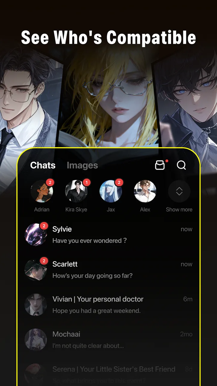 Emochi: Chat With Character screenshot 2