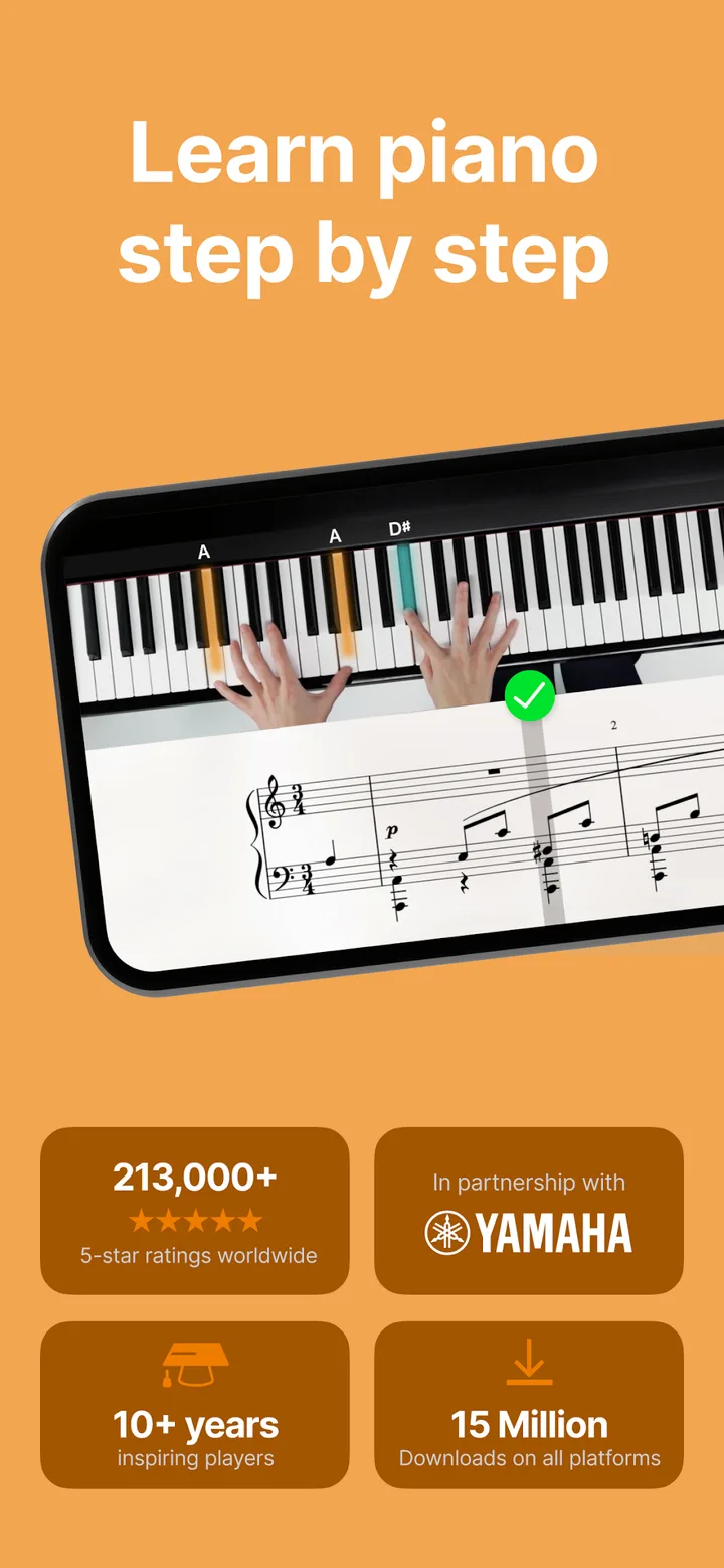 flowkey: Learn piano screenshot 1