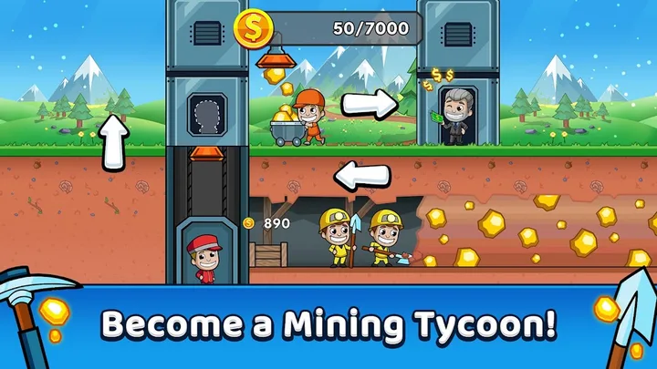 Idle Miner Tycoon: Gold Games screenshot 1