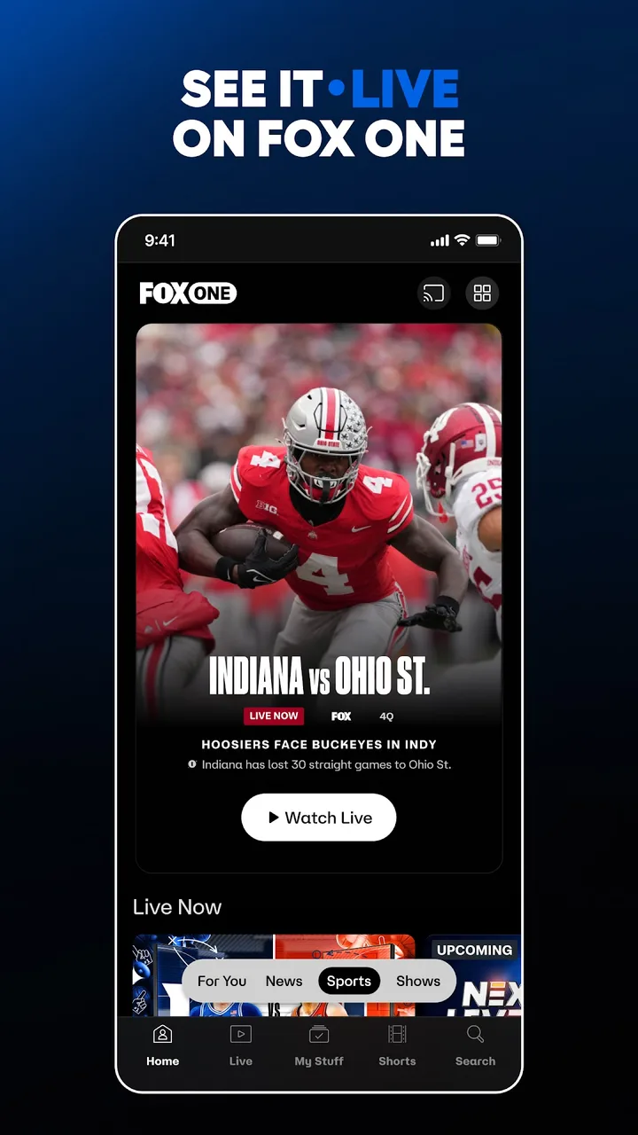 FOX One: Live News, Sports, TV screenshot 2