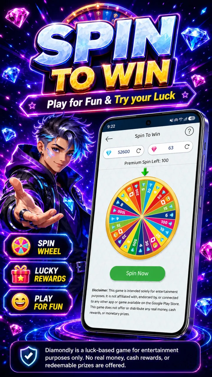 Diamondly: Play Win FFDiamonds screenshot 2