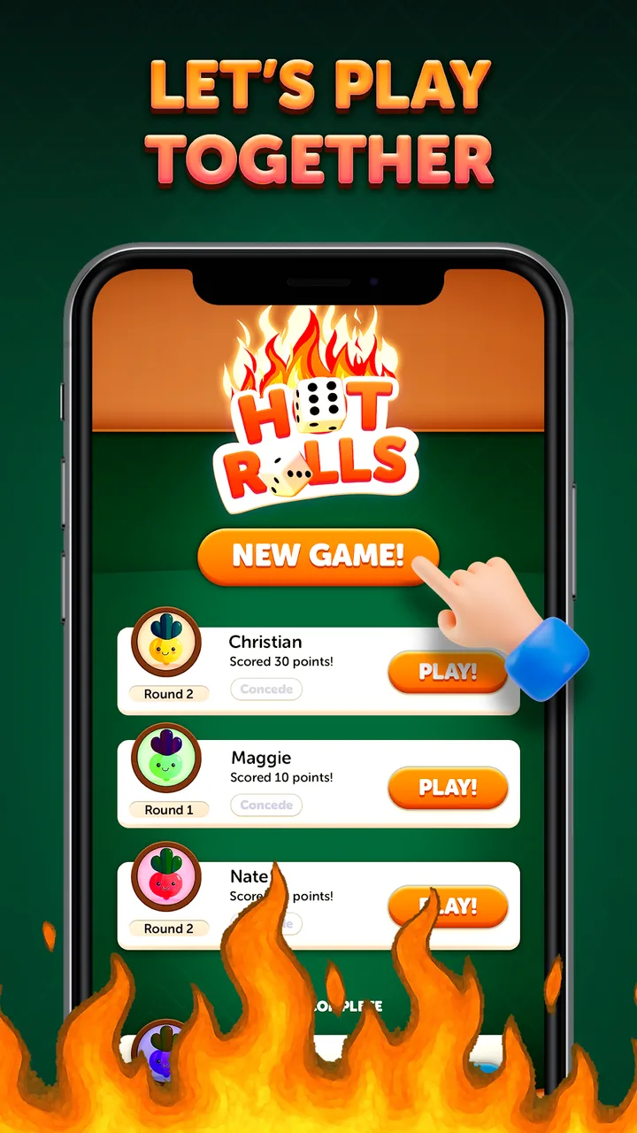 Hot Rolls Dice Strategy Game screenshot 4
