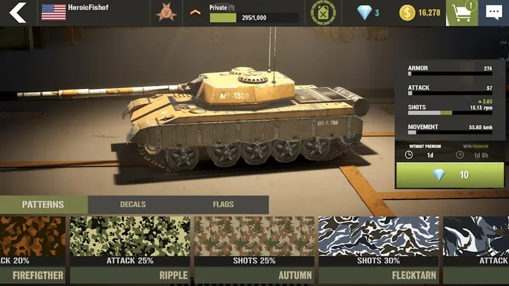 War Machines：Tanks Battle Game screenshot 4