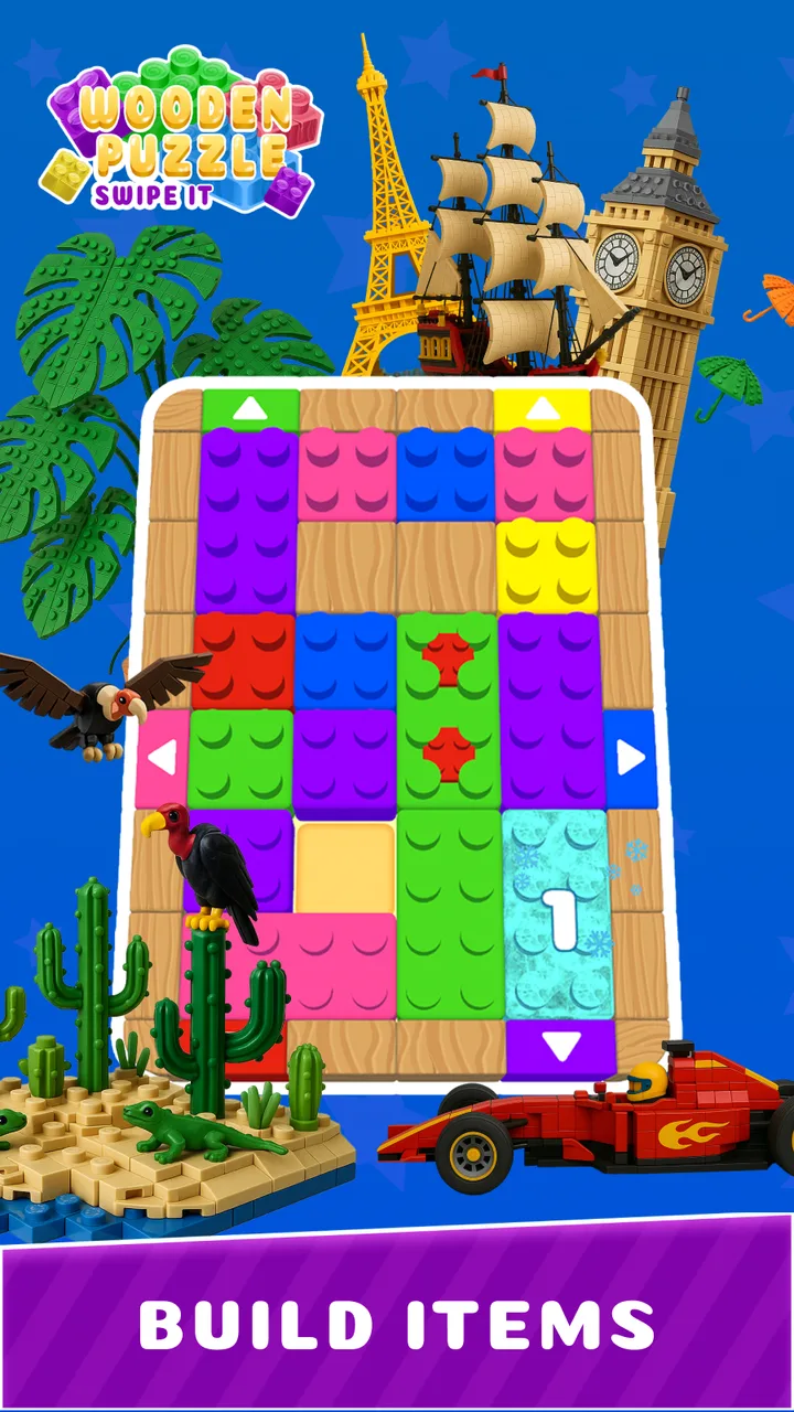 Swipe It: Board Wooden Puzzle screenshot 2