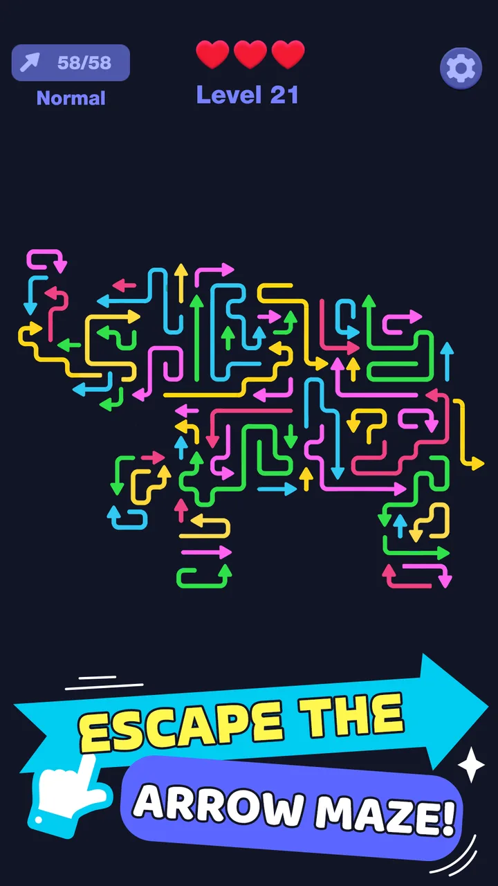 Color Maze Master: Tap & Clear screenshot 1