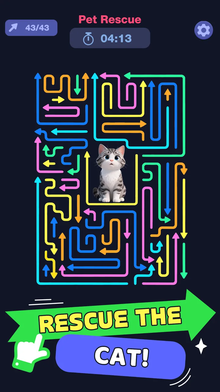 Color Maze Master: Tap & Clear screenshot 3