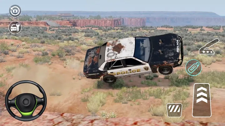 Jumping Car Damage Test Game screenshot 2