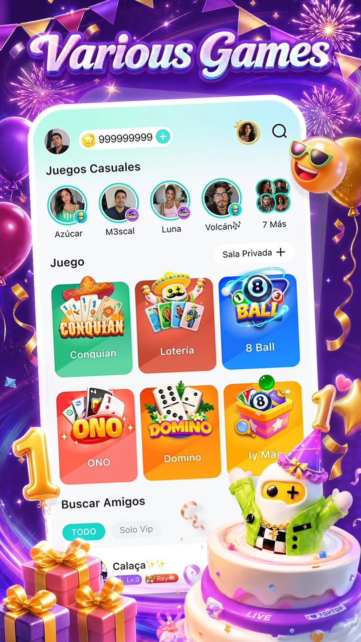 TopTop : Games & Chat screenshot 1