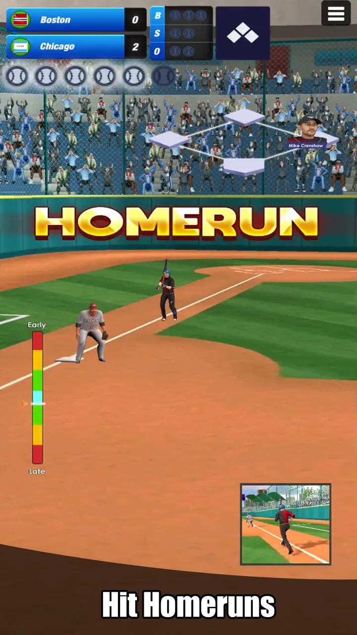 Baseball Super League: 3D Game screenshot 4