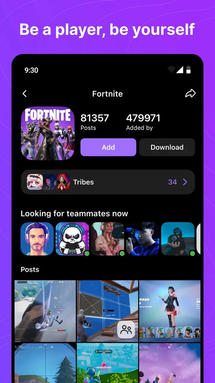 Gameram: Find gaming teammates screenshot 4